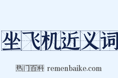 坐飞机近义词是什么意思的图片